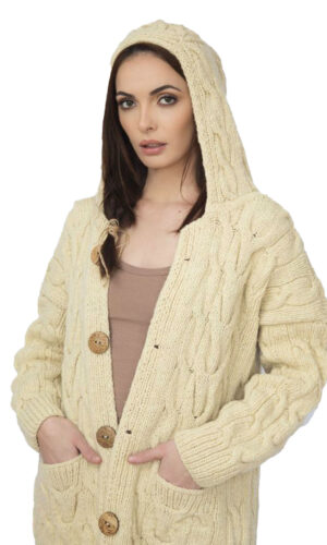 Handmade knitted Sweater - Coat