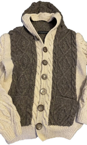 Handmade Knitted  Men's Sweater/Coat  100% Sheep Wool