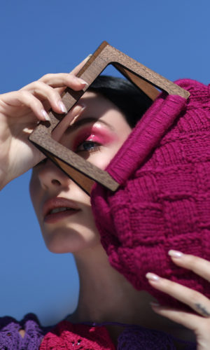 Hand-Knitted Bag