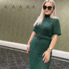 Handmade Knitted Vintage Dress - Thumbnail Image 2