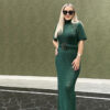 Handmade Knitted Vintage Dress - Thumbnail Image 3