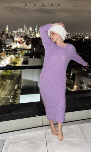 Purple Long Dress