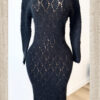 Black Rhombus Dress - Thumbnail Image 4