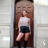 "Flower Garden" Sleeveless Vest - Thumbnail Image 2